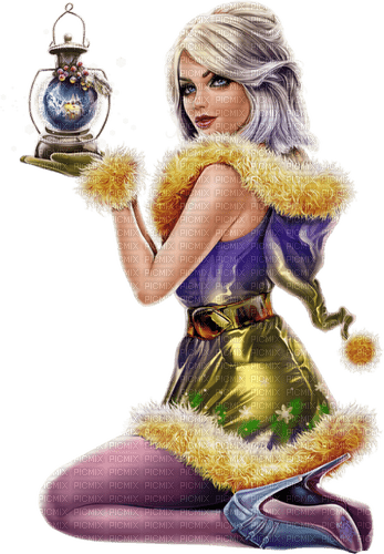 christmas woman by nataliplus - zadarmo png