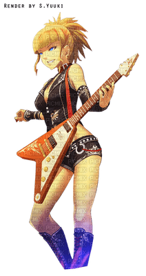 anime-guitare - δωρεάν png