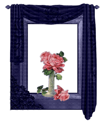 minou-window curtain flower - kostenlos png