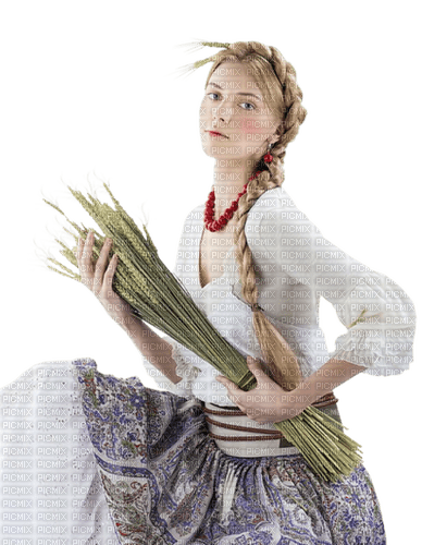 ble wheat woman femme - PNG gratuit