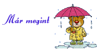 Eső - GIF animado gratis