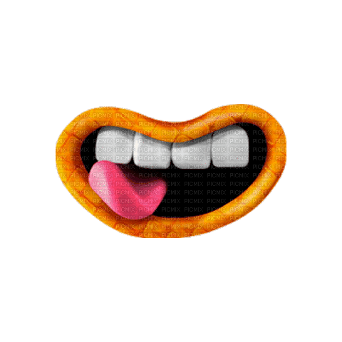 cartoon mund bouche mouth - GIF animado gratis