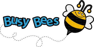 Kaz_Creations Cute Cartoon Love Bees Bee Wasp Bears Text - PNG gratuit