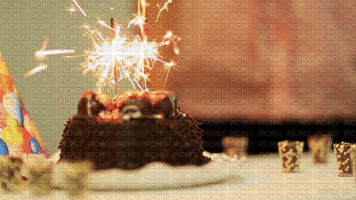 birthday cake - Nemokamas animacinis gif