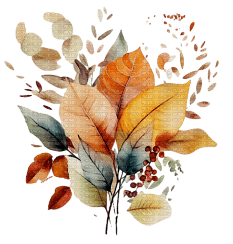 Watercolor - Fall - ingyenes png