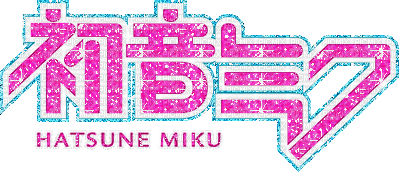 hatsune miku glitter - Бесплатный анимированный гифка