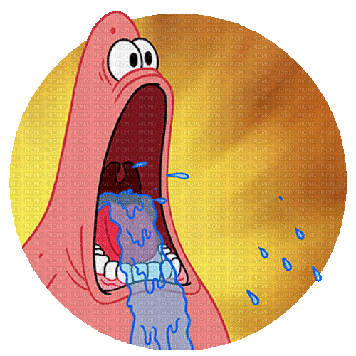 Hungry Patrick Star - Безплатен анимиран GIF
