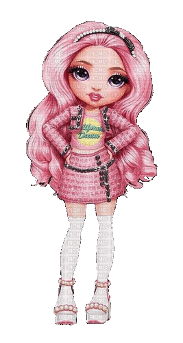 girl pink doll Bratz - Gratis animerad GIF