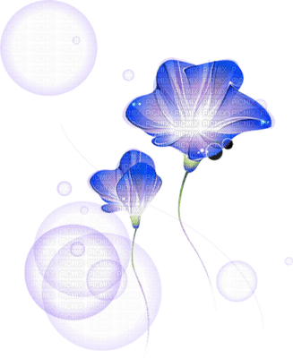 fleur bleu.Cheyenne63 - ücretsiz png