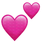 apple two hearts emoji - kostenlos png