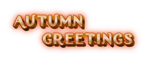 Autumn Greetings - kostenlos png