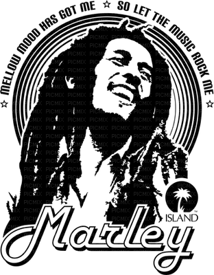 Kaz_Creations Bob Marley Silhouettes Silhouette - png gratis