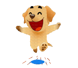 Springender Hund - GIF animate gratis