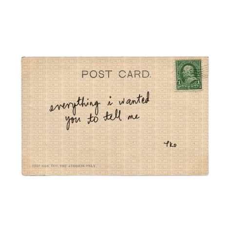 everything post card - δωρεάν png