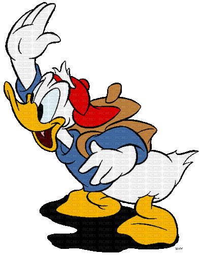 Donald duck - Zdarma animovaný GIF