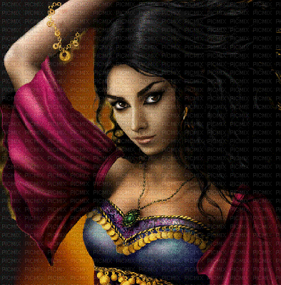 The girl from India - Gratis animerad GIF