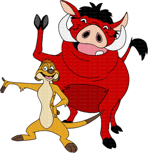 Timon und Pumbaa - png gratis