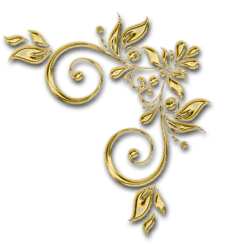 objet décoratif en or - nemokama png