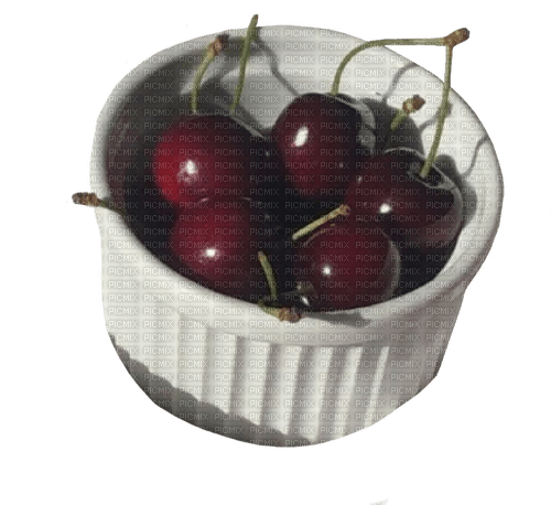Cherries.Cerises.Fruit.Pot.Victoriabea - zdarma png