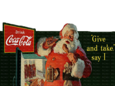 coca cola santa bp - Free PNG