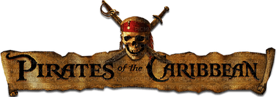 pirates of the caribbean  text logo - PNG gratuit