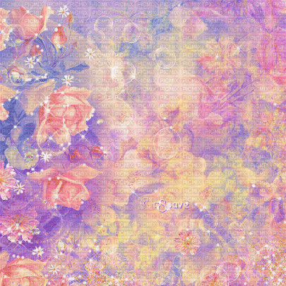 soave background animated texture vintage flowers - Free animated GIF