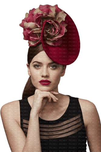 Женщина в шляпе - png grátis