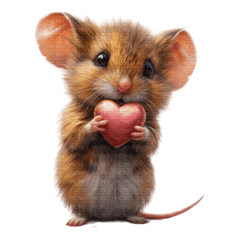 Mouse Heart - Bogusia - PNG gratuit