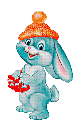 winter hare by nataliplus - GIF animasi gratis