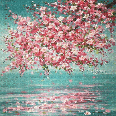 soave background animated spring vintage tree - Δωρεάν κινούμενο GIF