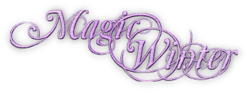 soave text magic winter purple - zdarma png