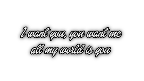 I want you ⭐ @𝓑𝓮𝓮𝓻𝓾𝓼 - PNG gratuit