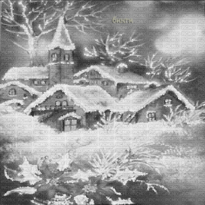 Y.A.M._New year Christmas background black-white - GIF animate gratis