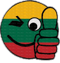 lithuanian thumbs up - 免费动画 GIF