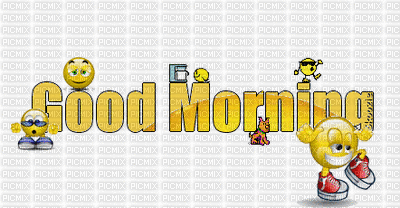 Bom dia - Darmowy animowany GIF