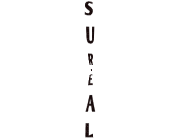 text surreal noir black letter - PNG gratuit