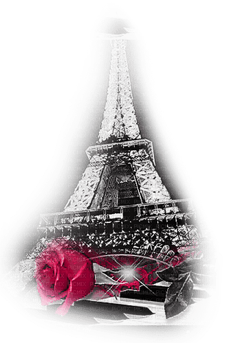 soave deco paris flowers rose vintage - PNG gratuit