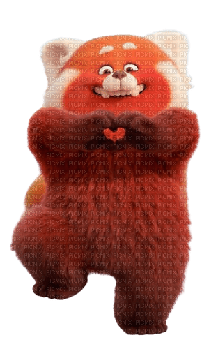 rot red panda disney - bezmaksas png