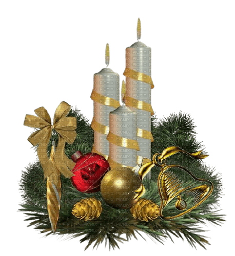 candle x-mas - Free PNG