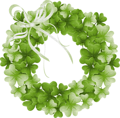 shamrock wreath - png ฟรี