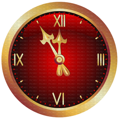 Kaz_Creations Christmas Deco  New Year Clock - png gratis