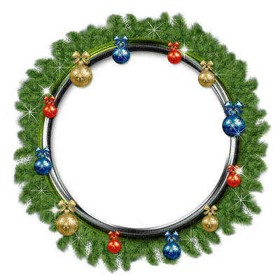 christmas noel frame cadre branch - δωρεάν png