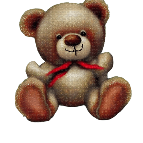 kikkapink vintage winter christmas teddy bear - png grátis