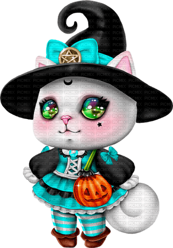 halloween cat by nataliplus - фрее пнг