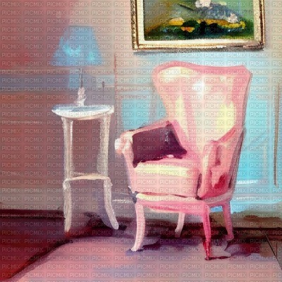 Pastel Living Room Painting - ücretsiz png