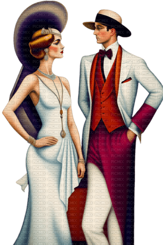 charmille _ couple _ vintage - 免费PNG