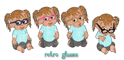 Babyz Retro Glasses - Free PNG
