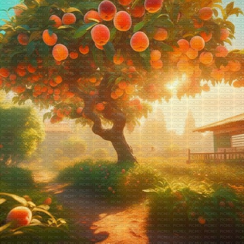 Peach Background - ilmainen png