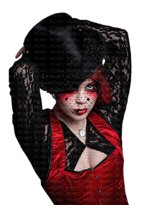 Kaz_Creations Woman Femme Gothic - zadarmo png
