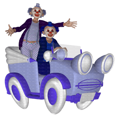 Kaz_Creations Clowns Clown Car - gratis png